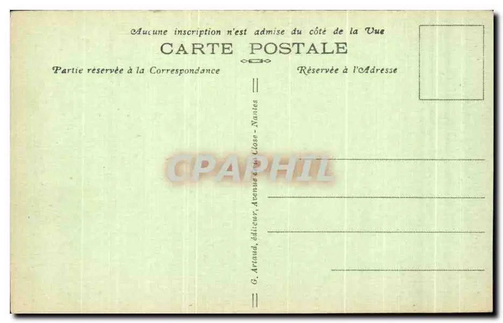 Lisieux — Igreja de São Jacó — G. Artaud, editor, n°64 - Verso