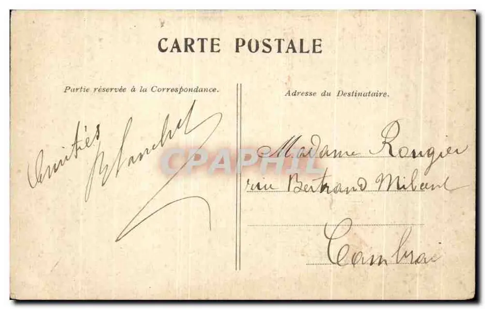 Paris — Le Châtelet — Editor não identificado, número de série não visível - Verso