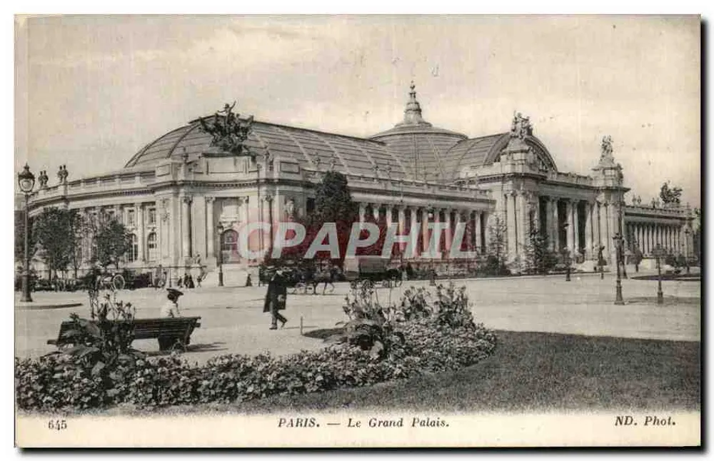 PARIS — O Grande Palácio — ND. Fot. - Frente