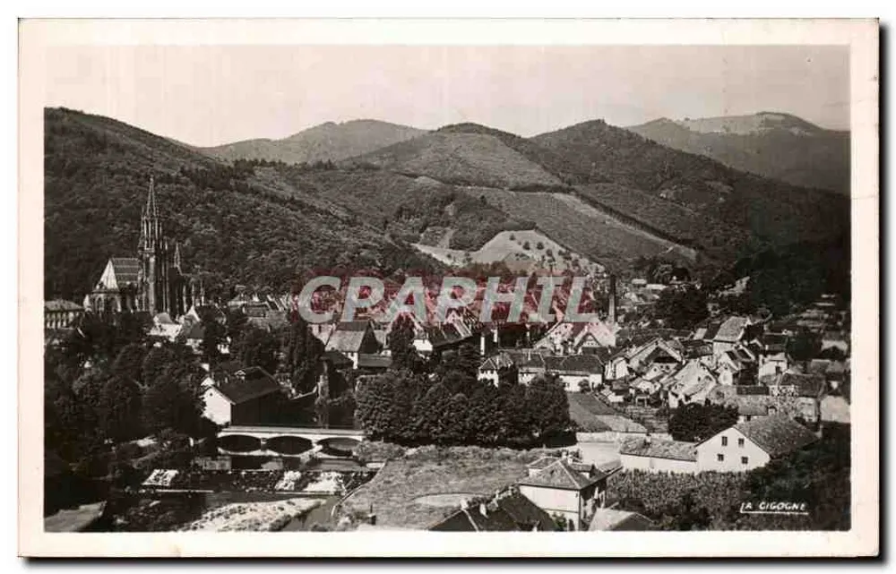 THANN (Haut-Rhin) — Vista geral tirada do Rangen — Edição « La Cigogne » - Frente
