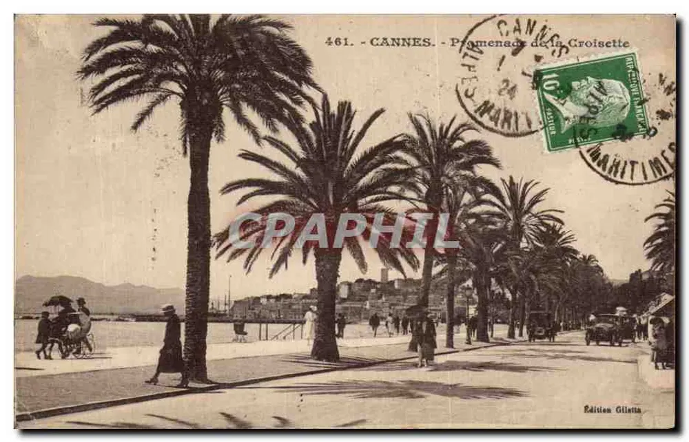 Cannes - Promenade de la Croisette — Edição Gliotta, n° 461 - Frente