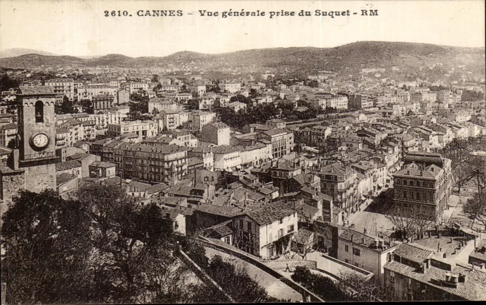 CANNES — Vista geral tirada do Suquet — RM - Frente