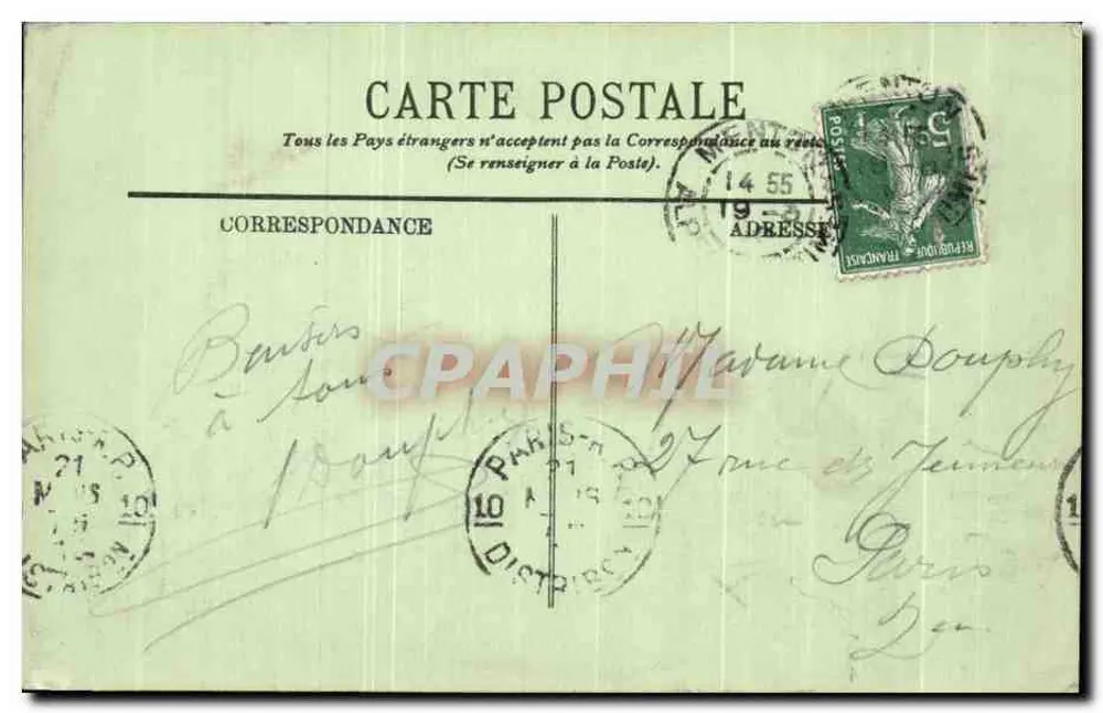 Menton — Vista geral — LL. - Verso