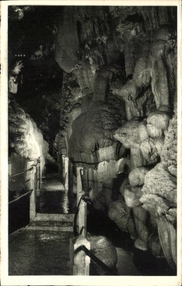 Le Pas du Crocodile (aval) — Grotte de Padirac — Éditions J. Vérité & Saint-Céré (Lot) - Vorderseite