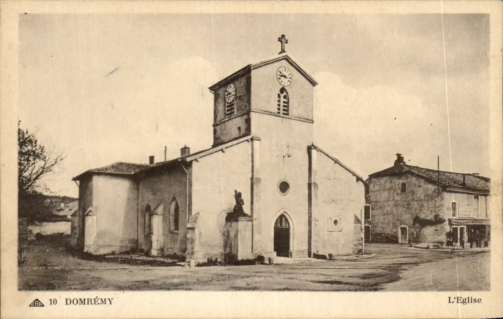 Domréméy — A Igreja - Frente