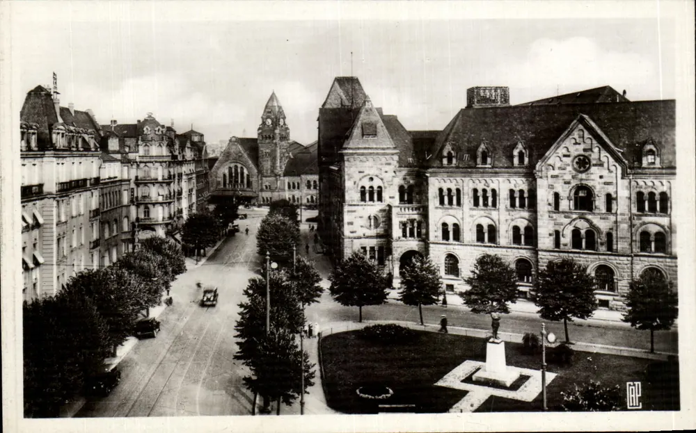 Metz — A Postagem e a Estação — editor REAL-PEINTO, n° 160 - Frente