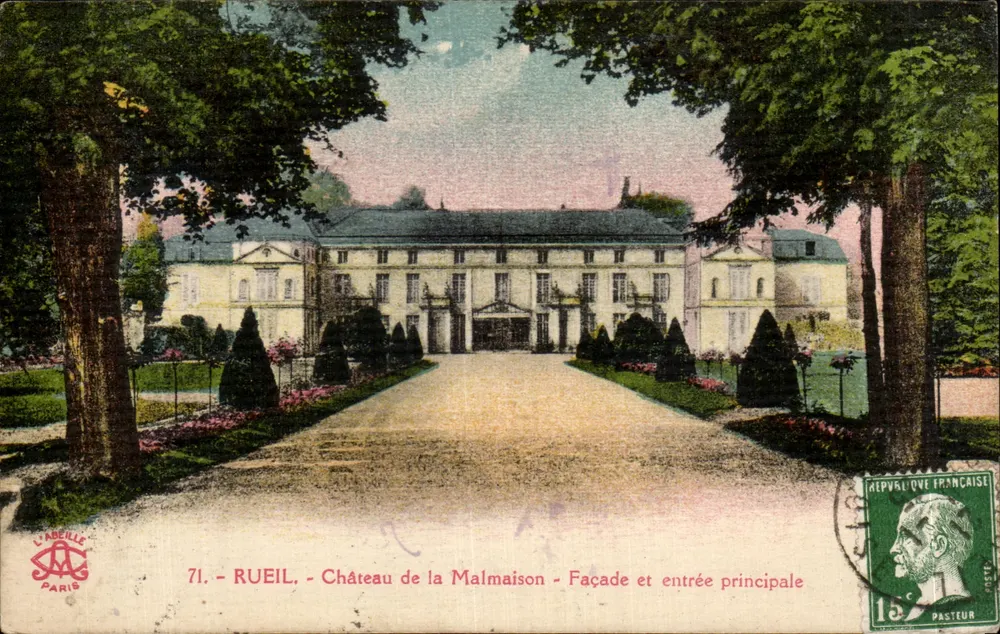 Rueil - Schloss Malmaison - Fassade und Haupteingang — L'Abéille, Paris, n°71 - Vorderseite