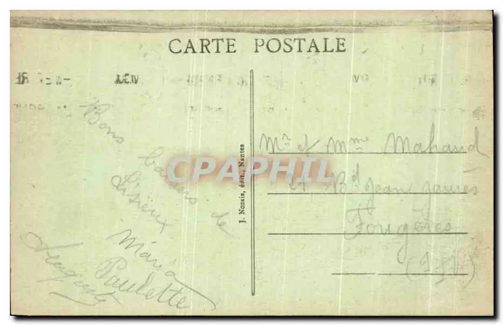 Lisieux - O Caminho dos Buissonnets — J. Nozais, editor, n°63 - Verso