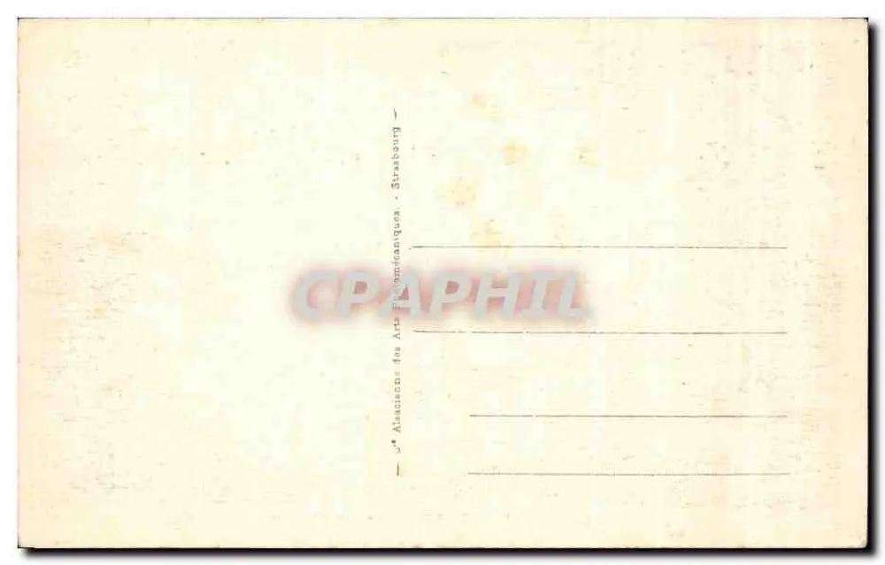 Mont Dore - Lago Chambon — editor: Anciennés dos Arts Pléiomécanicos - Strasbourg, n° 75 - Verso