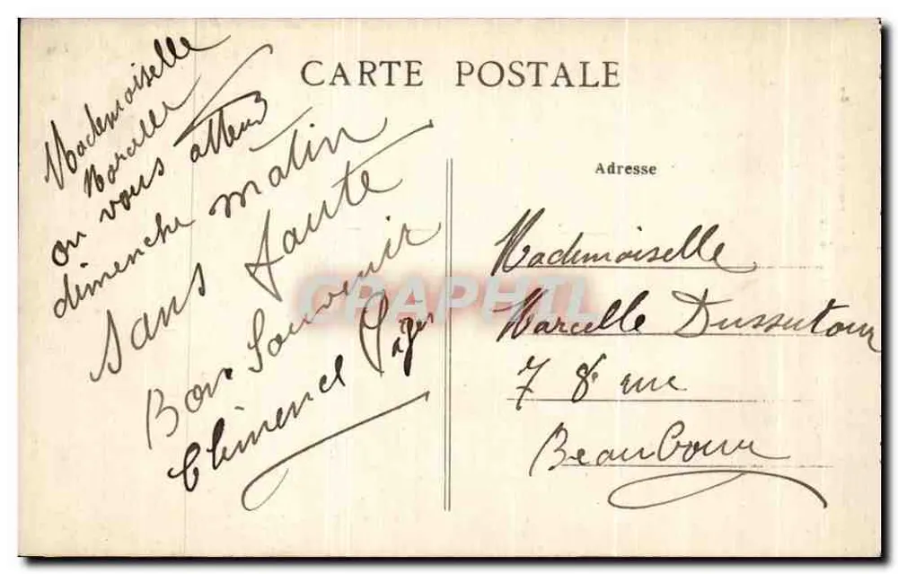 Périgueux — Campanario de la Catedral de San Front — Editor desconocido, n° 20 - Reverso
