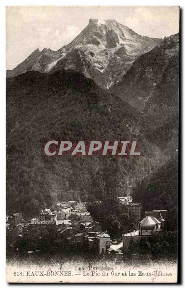 Os Pirineus — O Pico do Ger e as Eaux-Bonnes — Eaux-Bonnes - Frente