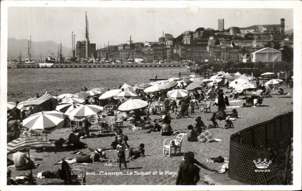Cannes - Le Suquet e a Praia — Munier, n° 200 - Frente