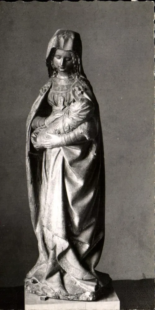 Virgem do século XV — Museu de Autun — Foto G. CAILLESE - Frente