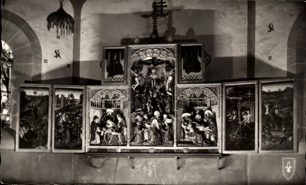 Ternant (Nièvre) — Kirche — Großes Triptychon: Die Leidensgeschichte, der Tod und der Triumph Christi — Éditions du LYS - Vorderseite