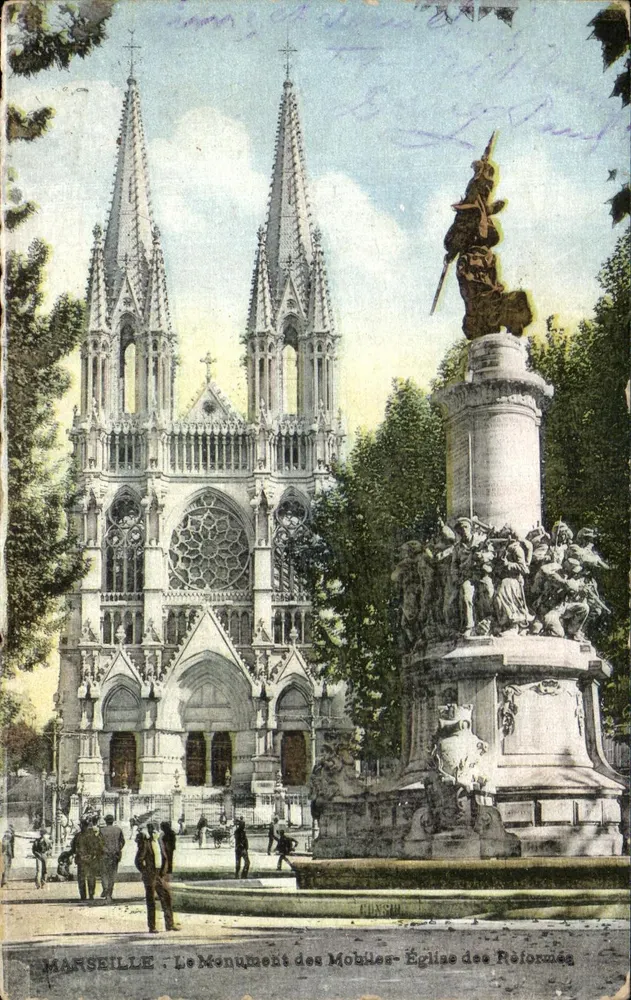 Marseille — Denkmal der Möbel — Reformierte Kirche - Vorderseite
