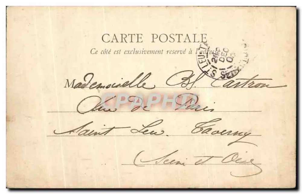 Mantes – Portal da Catedral — B.F., Paris - Verso