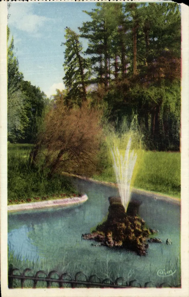 Montélimar (Drôme) — Um Canto do Parque — Editor Combies, Mâcon - Frente