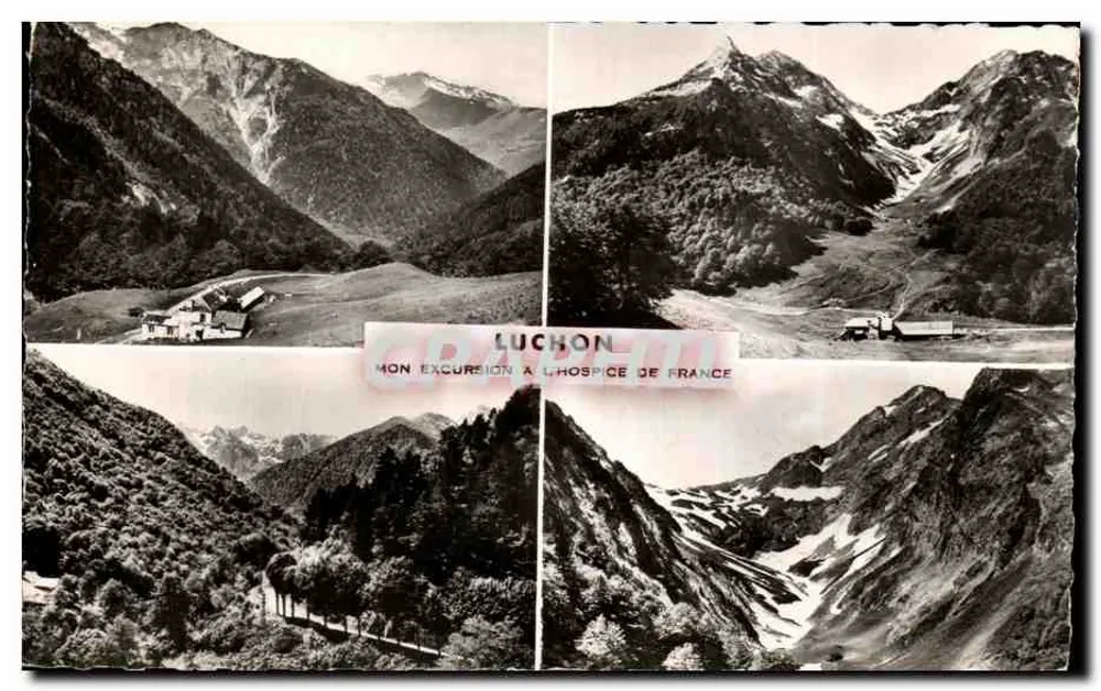 Luchon — Excursão ao Hospice de France — Réal-Photo - Frente