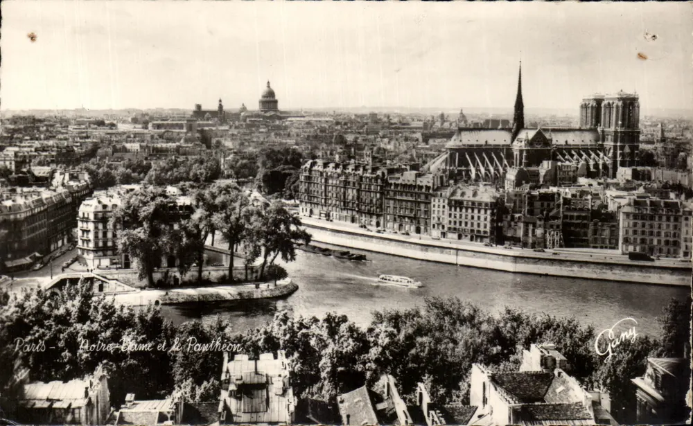 Paris — Notre-Dame e o Panteão — Geny - Frente
