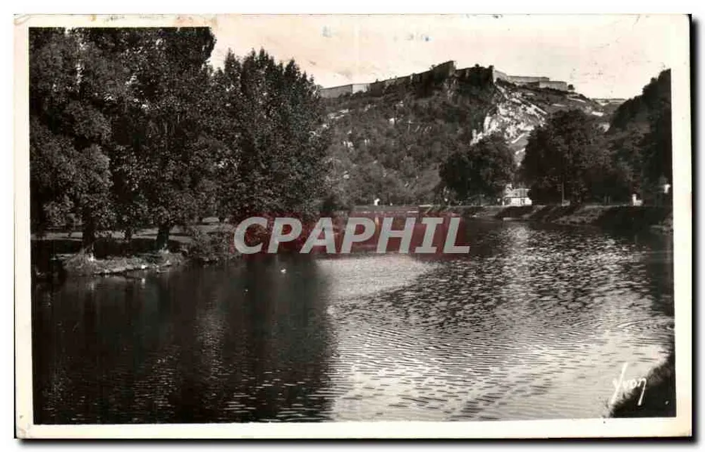 Besançon (Doubs) — O Doubs e a cidadela — Les Éditions d'Art Martel - Frente