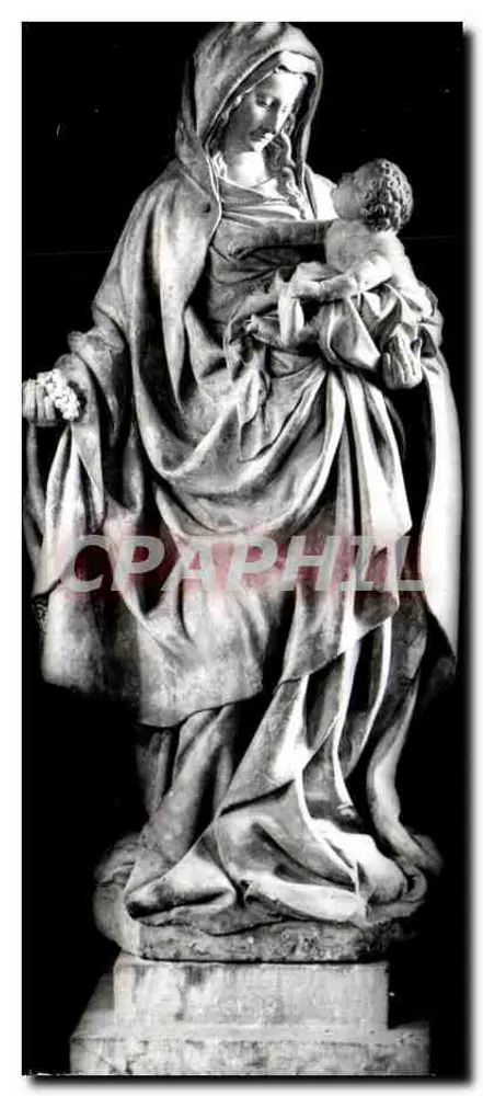 Maria mit Trauben — Kirche Notre-Dame d'Auxonne — Photo Remy - Vorderseite
