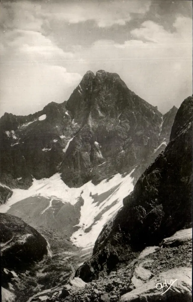 Die Alpen. Die Wand des Olan (3.578 m.) bei Fond Terbat — Andréis, Verlag Gap - Vorderseite