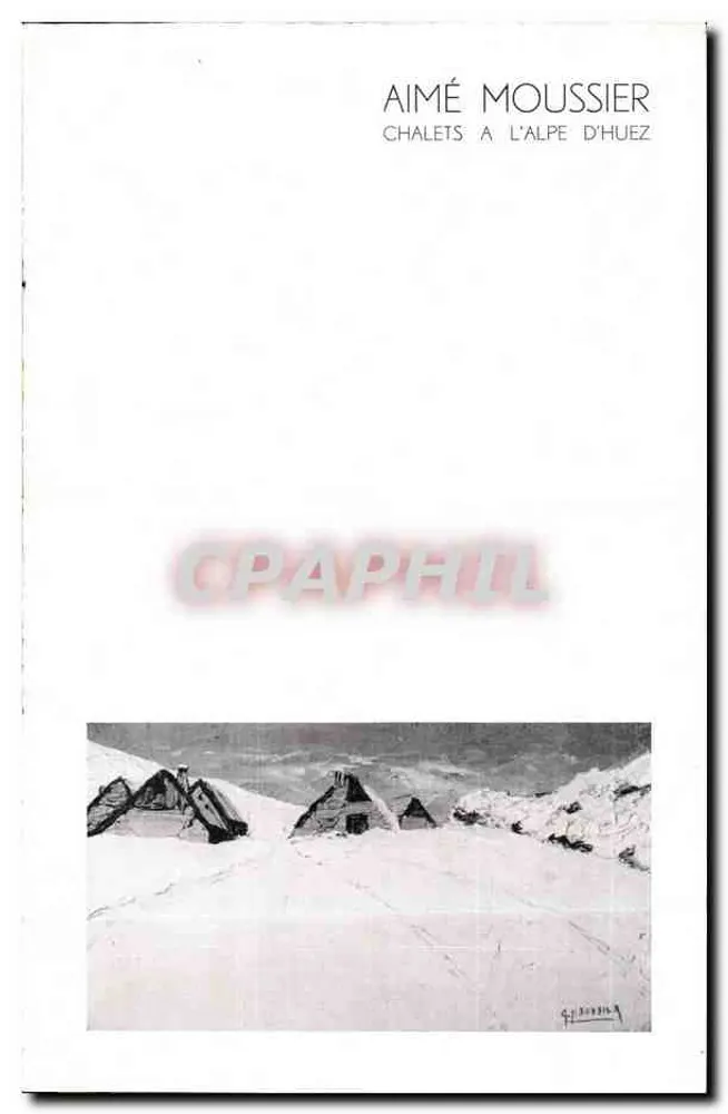 Refuge du Gioberney (2.571 m.) — Sonnenaufgang über die Bans — Victor Rambaud - Rückseite