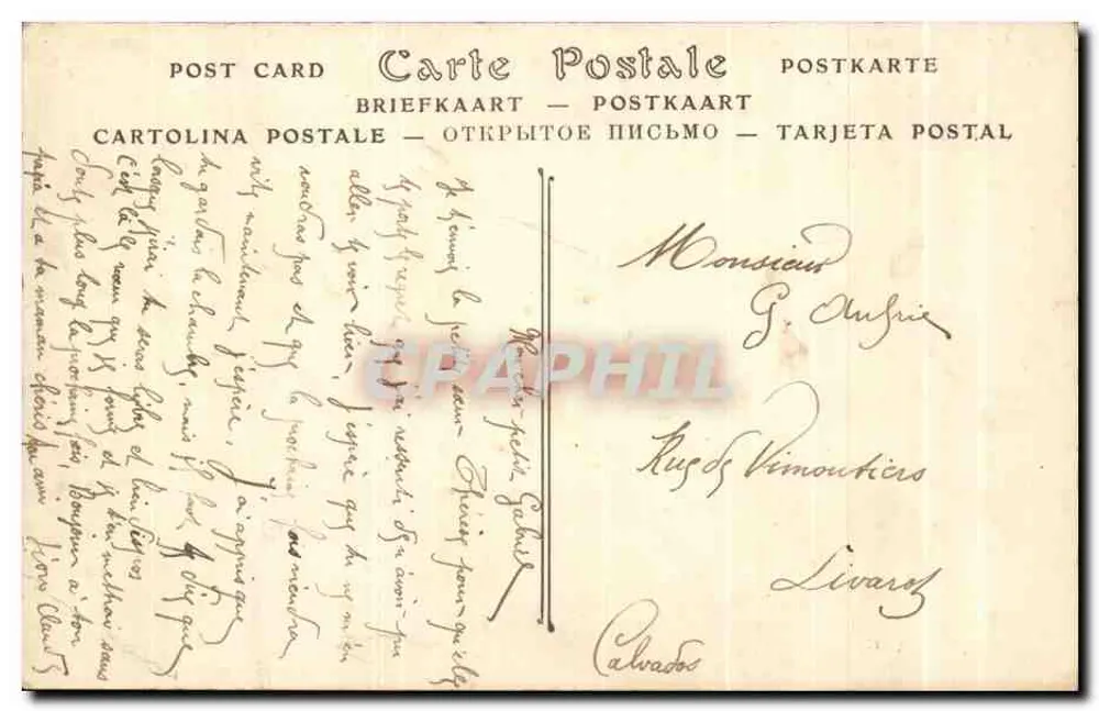 Lisieux (Calvados) — Friedhof der Carmeliter — Exhumierung der Schwester Thérèse des Kindes Jesu im Jahr 1910 — A.G. Verlag - Rückseite