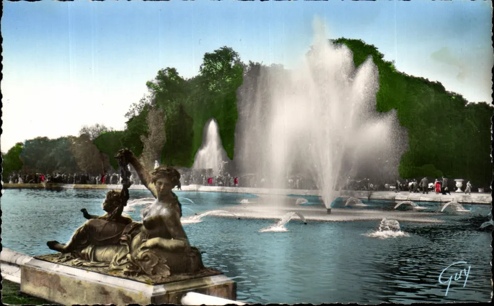 Versailles und seine Wunder — Die Wasserparterres des Schlosses — Éd. Guy, n° 4.725 - Vorderseite