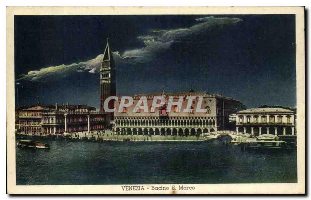Veneza - Bacino de S. Marco — editor desconhecido, número de série não visível - Frente