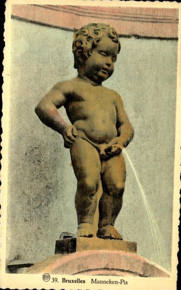 Manneken-Pis — Brussel — uitgever Ribery, n°39 - Voorkant