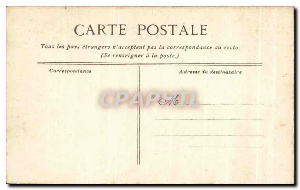 Saint-Cloud — Os Jardins do Trocadéro — editor desconhecido, n°4 - Verso