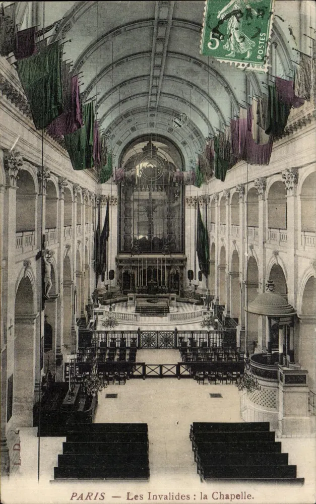 PARIS — De Invaliden: de Kapel. - Voorkant