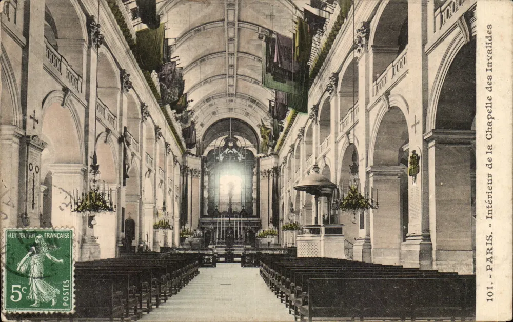 Interior da Capela dos Invalidos — Paris — n°101 - Frente
