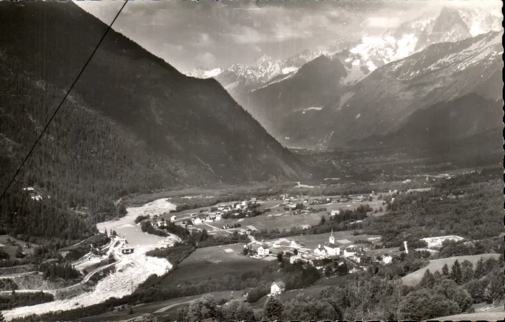 Les Houches-Mont Blanc — algemene uitzicht — De Edities J. Cellard, Lyon - Voorkant