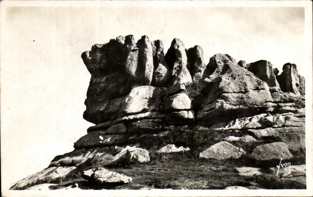 Os Rochos do Rei Graillon — Tregastel (Côte-d'Armor) — Éditions d'Art 'VON' n°279 - Frente