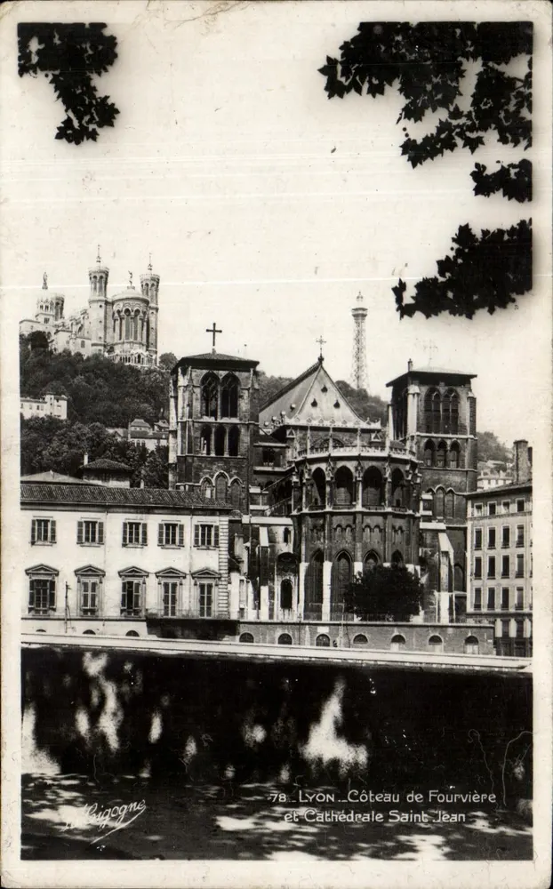 Lyon - Fourvière-Hügel und Kathedrale Saint-Jean — La Gigogne, n°78 - Vorderseite