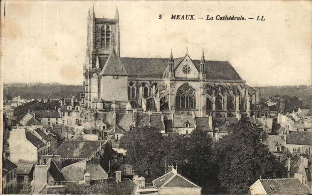 Meaux — A Catedral — LL - Frente