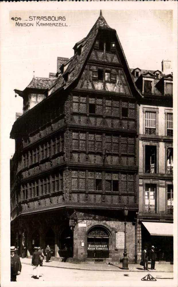 Estrasburgo — Casa Kammerzell — G. A. P. Estrasburgo - Frente