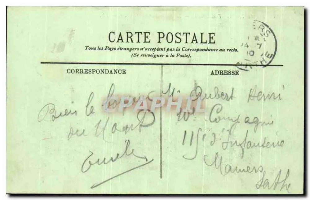 Mont-Saint-Michel — Das Châtelet und die Merveille — LL. — Nr. 46 - Rückseite