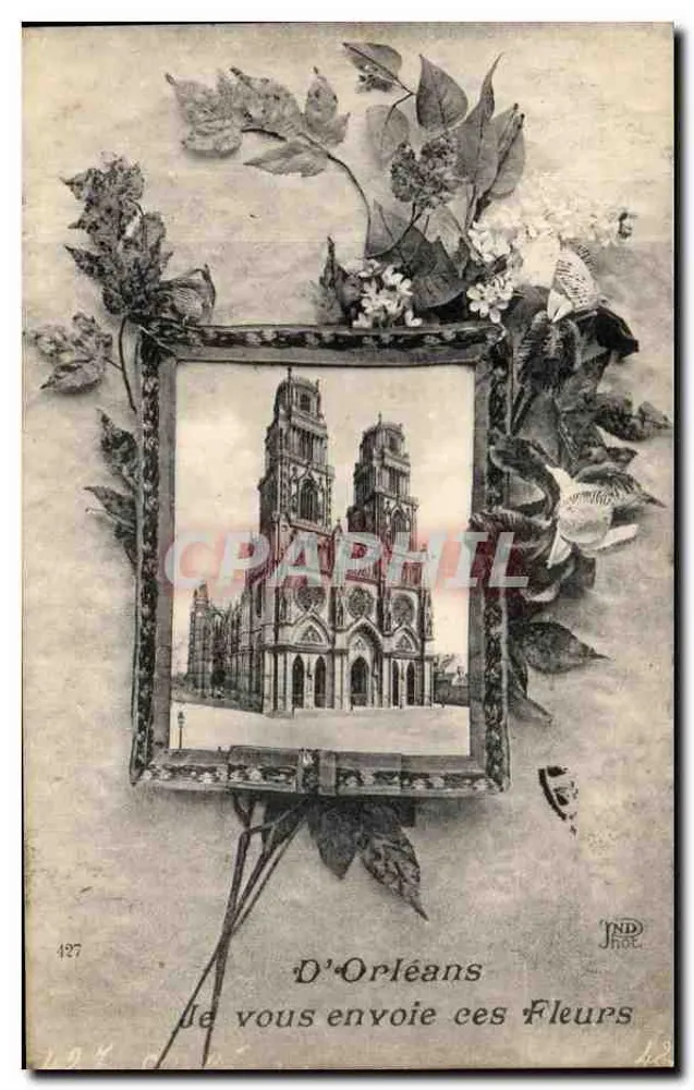 Orléans — Ich sende Ihnen diese Blumen — JND Phot. n°127 - Vorderseite