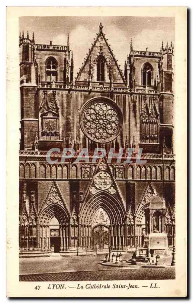 LYON — A Catedral de São João — LL. — n°47 - Frente