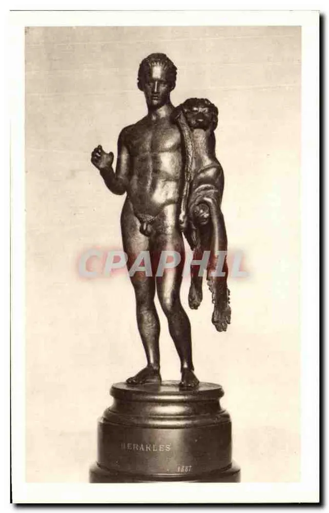 Herkules — Bronze-Statue aus dem 4. Jahrhundert v. Chr. — Wien, Kunsthistorische Sammlungen - Vorderseite