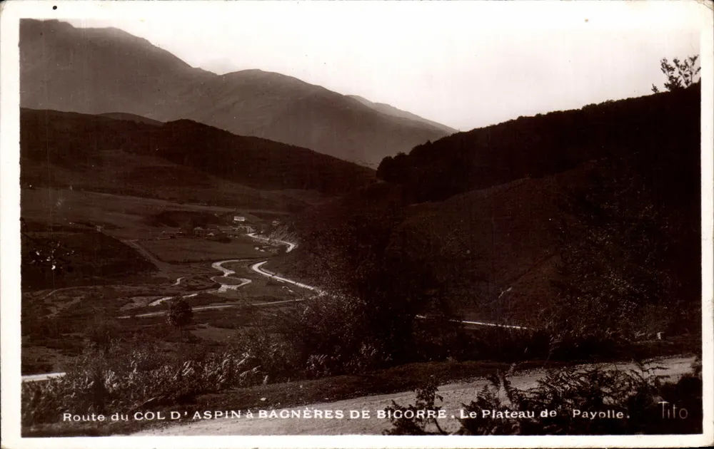 Route du Col d'Aspin à Bagnères-de-Bigorre — Le Plateau de Payolle — Tito - Vorderseite