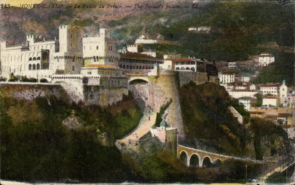 Monte-Carlo — O Palácio do Príncipe — Editor: L. Lévy, n° 249 - Frente