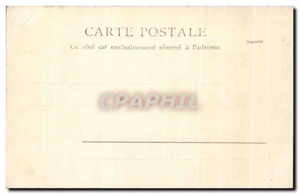 O Caos — Rodovia de Cavarnie — A. Villatte, Tarbes 11223 B.12 - Verso