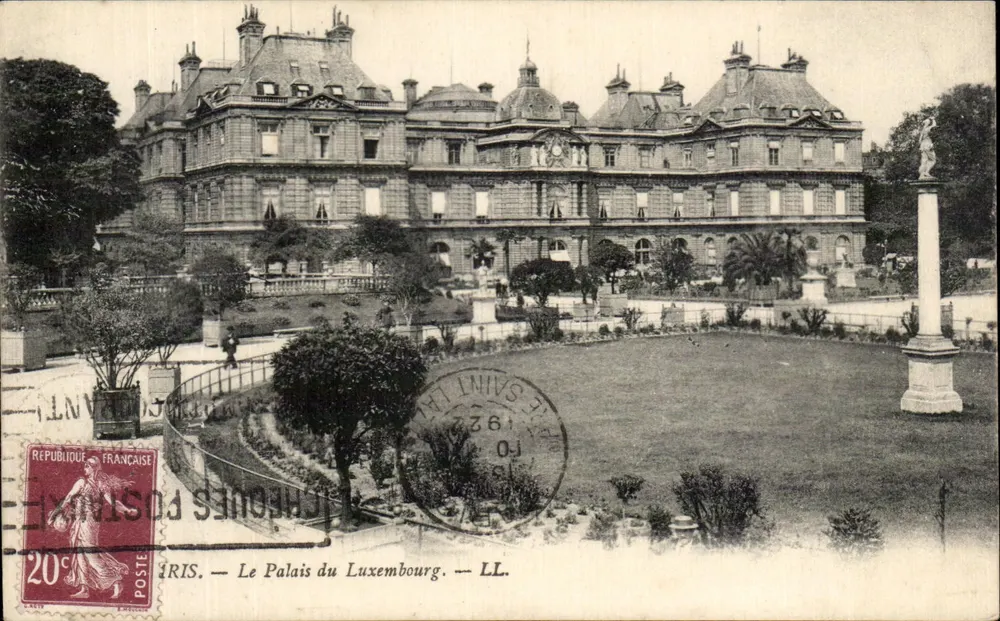 Paris — O Palácio do Luxemburgo — LL. - Frente