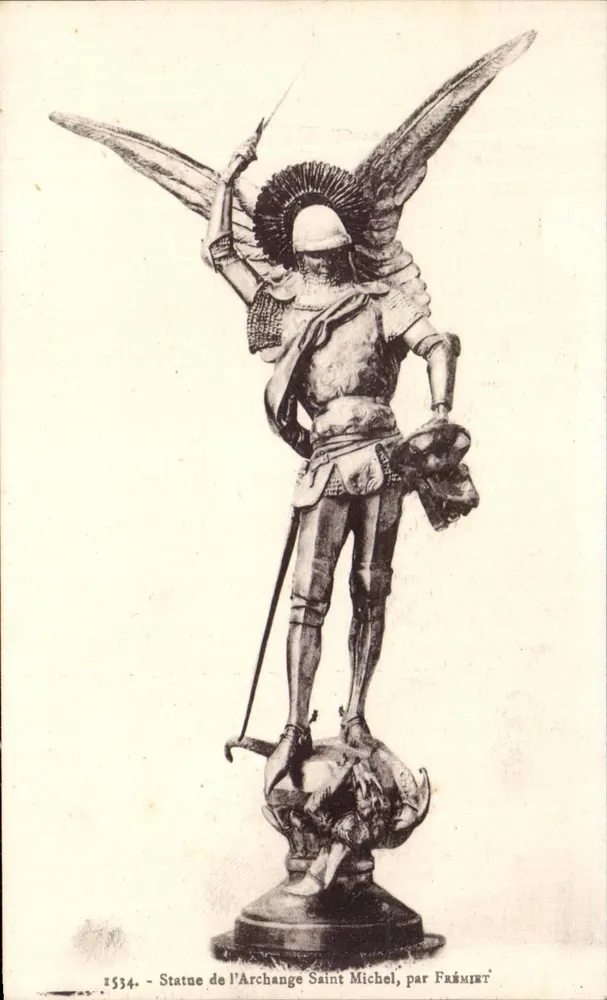 Statue des Erzengels Michael — von Frémint — Verleger Laurent-Nel, Rennes - Vorderseite