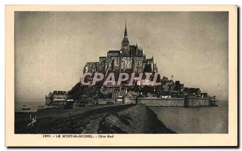 O Mont-Saint-Michel - Lado Sul - Frente