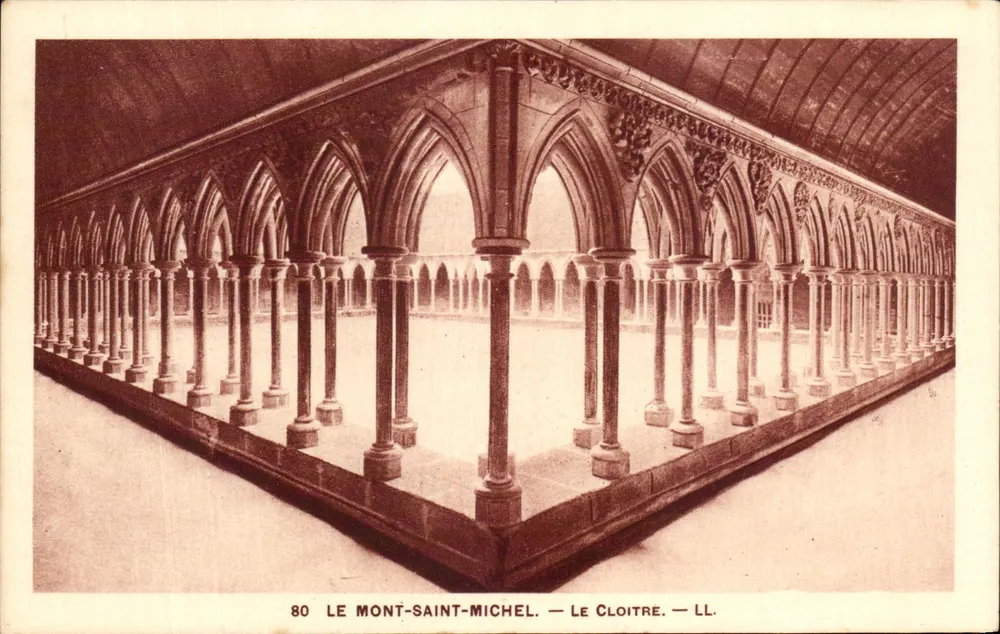 O Mont-Saint-Michel — O Claustro — LL. - Frente